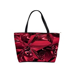 Candy Apple Crimson Red Classic Shoulder Handbag by SpinnyChairDesigns