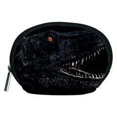 Trex Dinosaur Head Dark Poster Accessory Pouch (medium) by dflcprintsclothing
