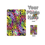 Colorful Jungle Pattern Playing Cards 54 Designs (Mini) Front - Spade3