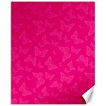 Magenta Pink Butterflies Pattern Canvas 16  x 20  15.75 x19.29  Canvas - 1