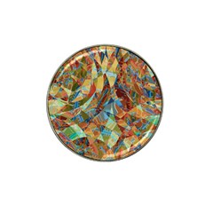 Boho Colorful Mosaic Hat Clip Ball Marker (10 Pack) by SpinnyChairDesigns