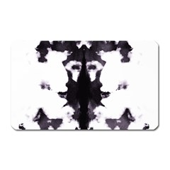 Rorschach Inkblot Pattern Magnet (rectangular) by SpinnyChairDesigns