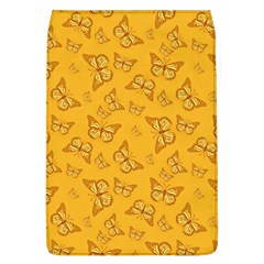 Mustard Yellow Monarch Butterflies Removable Flap Cover (l) by SpinnyChairDesigns