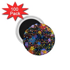 Abstract Paint Splatters 1 75  Magnets (100 Pack)  by SpinnyChairDesigns