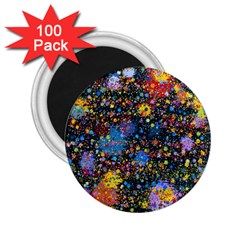 Abstract Paint Splatters 2 25  Magnets (100 Pack)  by SpinnyChairDesigns