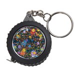 Abstract Paint Splatters Measuring Tape Front