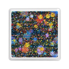 Abstract Paint Splatters Memory Card Reader (square) by SpinnyChairDesigns