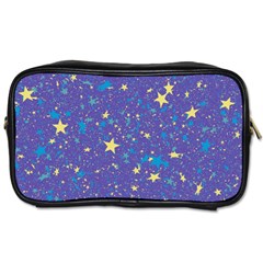 Starry Night Purple Toiletries Bag (one Side) by SpinnyChairDesigns