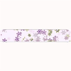 Purple Wildflower Print Small Bar Mats by SpinnyChairDesigns