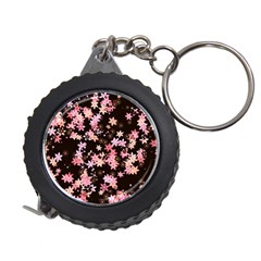 Pink Lilies on Black Measuring Tape