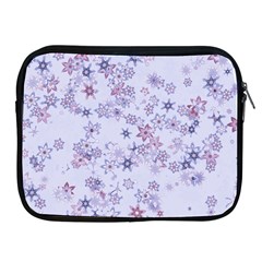 Pastel Purple Floral Pattern Apple Ipad 2/3/4 Zipper Cases by SpinnyChairDesigns