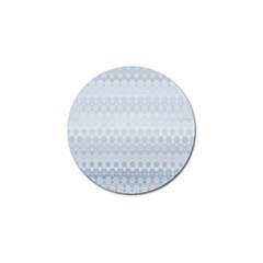 Faded Blue Floral Print Golf Ball Marker (10 Pack) by SpinnyChairDesigns