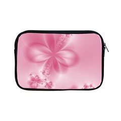 Blush Pink Floral Print Apple Ipad Mini Zipper Cases by SpinnyChairDesigns