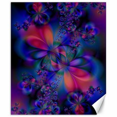 Abstract Floral Art Print Canvas 20  X 24  by SpinnyChairDesigns