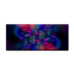 Abstract Floral Art Print Hand Towel by SpinnyChairDesigns
