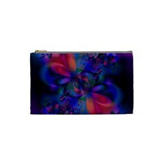 Abstract Floral Art Print Cosmetic Bag (small) by SpinnyChairDesigns