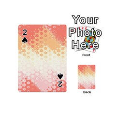 Abstract Floral Print Playing Cards 54 Designs (mini) by SpinnyChairDesigns