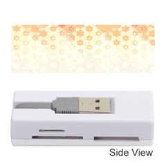 Abstract Floral Print Memory Card Reader (stick) by SpinnyChairDesigns