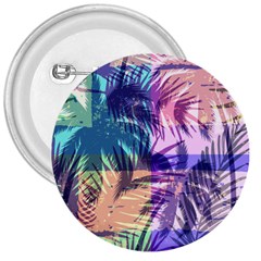 Purple Tropical Pattern 3  Buttons