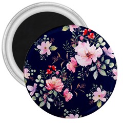 Printed Floral Pattern 3  Magnets by designsbymallika