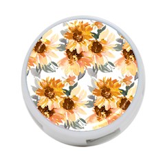 Sunflowers 4-port Usb Hub (two Sides) by Angelandspot