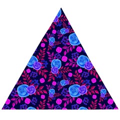 Backgroung Rose Purple Wallpaper Wooden Puzzle Triangle by HermanTelo
