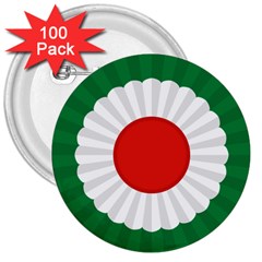 National Cockade Of Iran 3  Buttons (100 Pack)  by abbeyz71