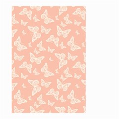 Peaches And Cream Butterfly Print Small Garden Flag (two Sides) by SpinnyChairDesigns