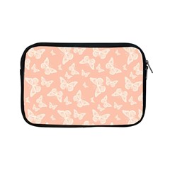 Peaches And Cream Butterfly Print Apple Ipad Mini Zipper Cases by SpinnyChairDesigns