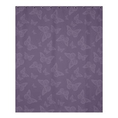 Grape Compote Butterfly Print Shower Curtain 60  X 72  (medium)  by SpinnyChairDesigns