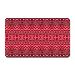 Boho Bittersweet Pink  Magnet (rectangular) by SpinnyChairDesigns