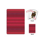 Boho Bittersweet Pink  Playing Cards Single Design (Mini) Back