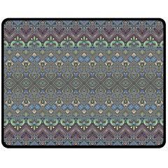 Boho Sweetheart Pattern Double Sided Fleece Blanket (medium)  by SpinnyChairDesigns