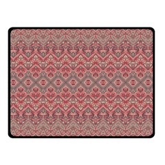 Boho Rustic Pink Double Sided Fleece Blanket (small)  by SpinnyChairDesigns