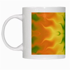 Lemon Lime Tie Dye White Mugs