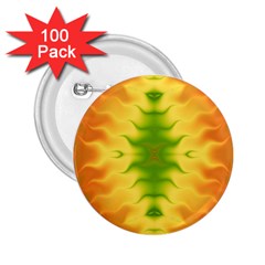 Lemon Lime Tie Dye 2.25  Buttons (100 pack) 