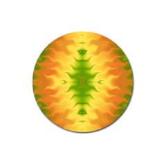 Lemon Lime Tie Dye Magnet 3  (Round)