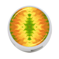 Lemon Lime Tie Dye 4-Port USB Hub (Two Sides)