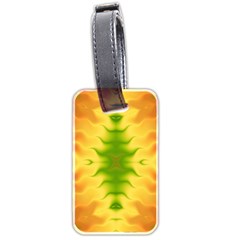 Lemon Lime Tie Dye Luggage Tag (two sides)