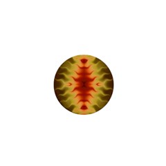 Red Gold Tie Dye 1  Mini Buttons