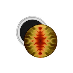 Red Gold Tie Dye 1 75  Magnets