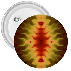 Red Gold Tie Dye 3  Buttons