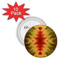 Red Gold Tie Dye 1 75  Buttons (10 Pack)
