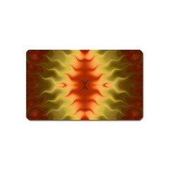 Red Gold Tie Dye Magnet (name Card)