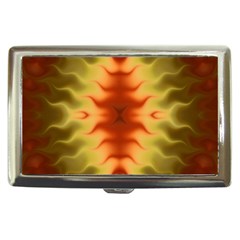 Red Gold Tie Dye Cigarette Money Case