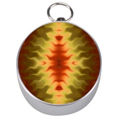 Red Gold Tie Dye Silver Compasses