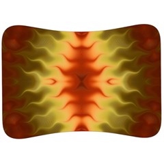 Red Gold Tie Dye Velour Seat Head Rest Cushion