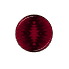 Black Red Tie Dye Pattern Hat Clip Ball Marker