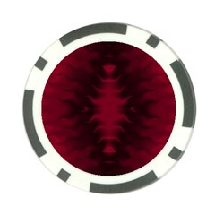 Black Red Tie Dye Pattern Poker Chip Card Guard