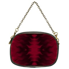 Black Red Tie Dye Pattern Chain Purse (one Side)